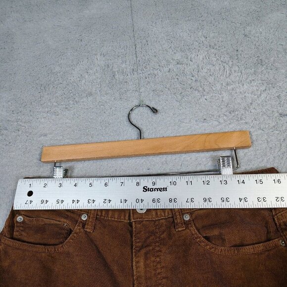 J.Crew Pants Men's 32x32 Brown Corduroy Stretch 484 Slim Fit Straight Leg Casual - Picture 9 of 10